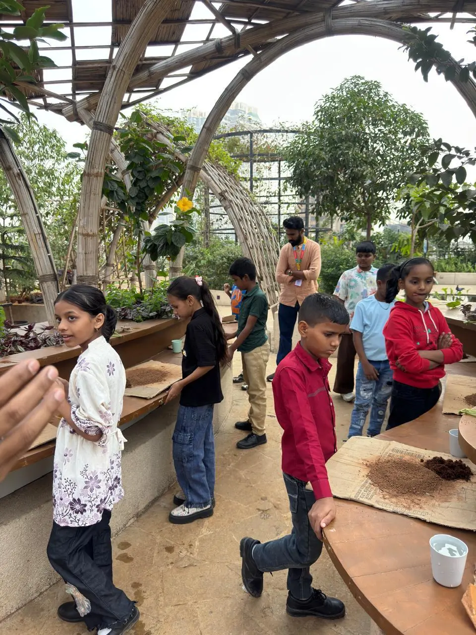 Children at a BGWF nature workshop