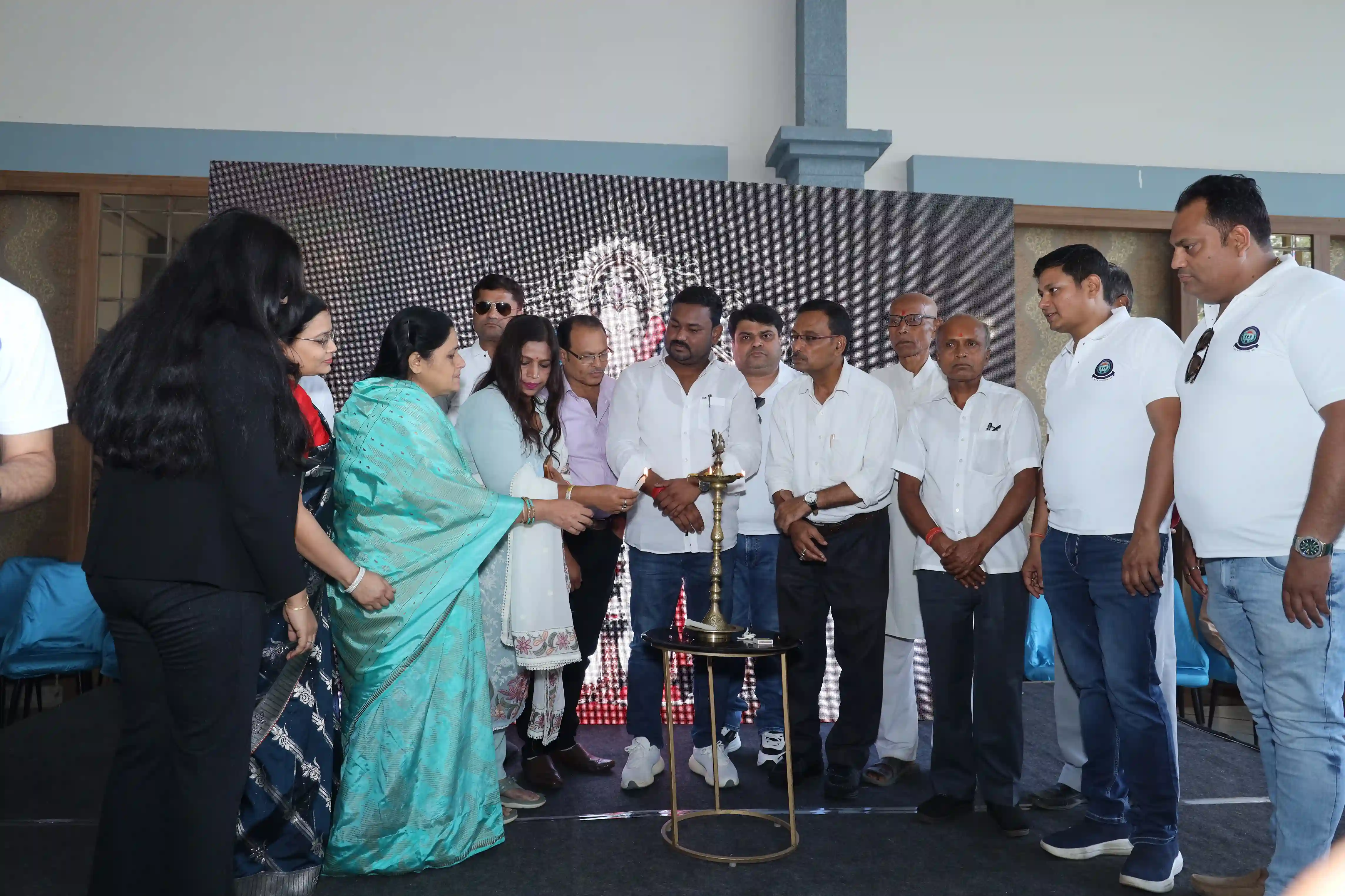 Lamp-lighting inauguration ceremony